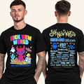 Sick New World Texas 2026 Merch Cartoon Logo Lineup T-Shirt Gifts For Music Festival Lovers