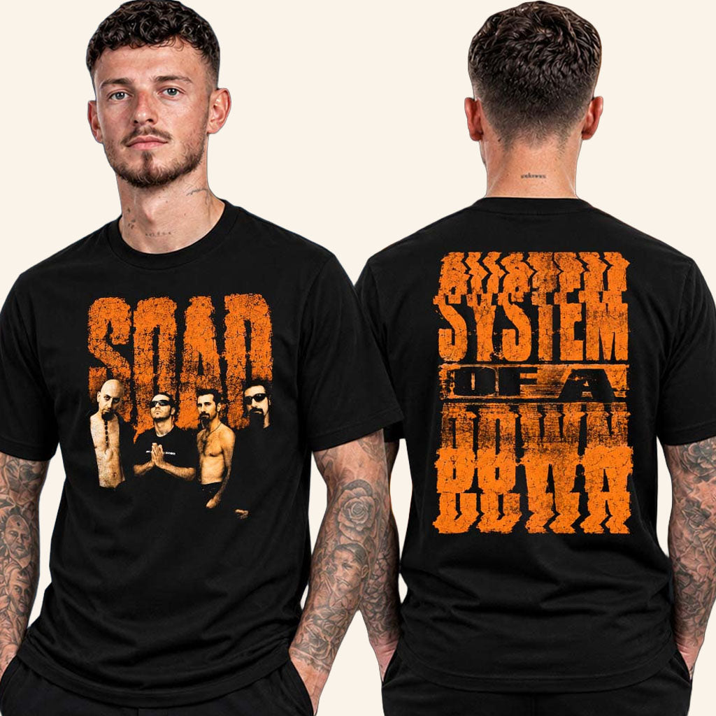 System Of A Down Merch Sick New World Texas 2026 Photo Band T-Shirt Gift For SOAD Fans