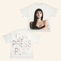 Lisa Merch 2026 Press Play Smear Photo T-Shirt Present Ideas For Music Lovers