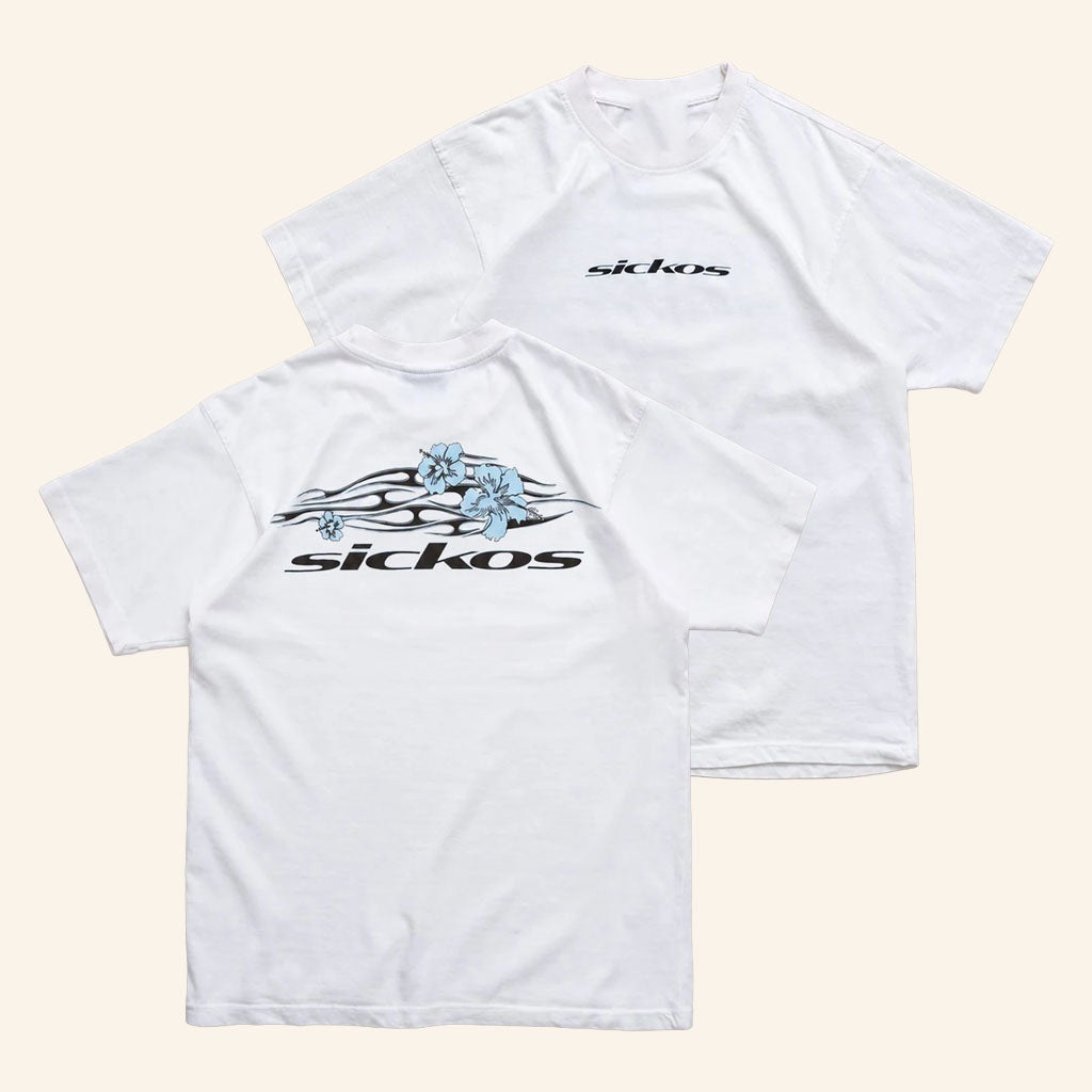 Sickos Merch 2026 Hibiscus Inferno T-Shirt Sickos Shirt White Gifts For My Besties