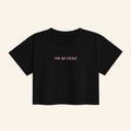 Do We Know Them Merch 2026 I'm So Dead Crop Top Present Ideas For Podcast Lovers