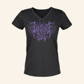 Lacuna Coil Merch 2026 Metal Logo V-Neck Shirt Music Lover Gift Ideas For Her