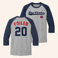 Blue October Merch 2026 Foiled Raglan Shirt Best Gifts For Rock Band Fans