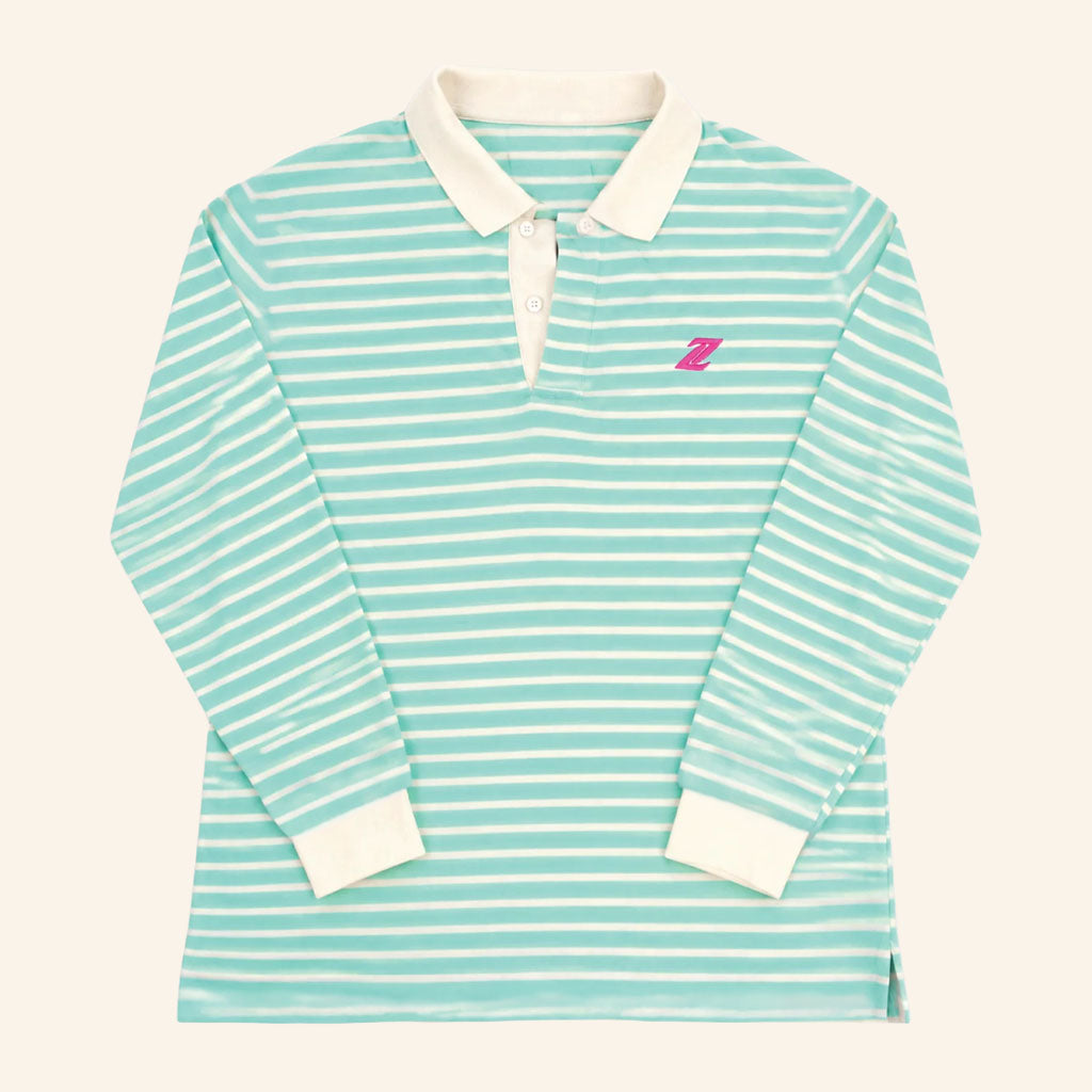 LZMFG Merch 2026 Striped Long Sleeve Polo Shirt Birthday Gift Ideas For Friends