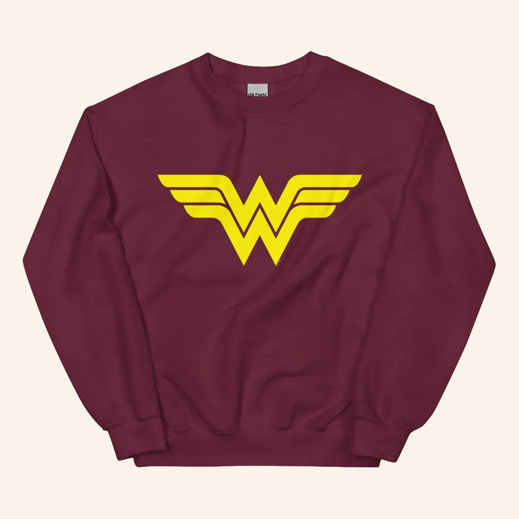 Wonder Woman Merch 2026 Logo Crewneck Wonder Woman Sweatshirt Gift For DC Universe Fans