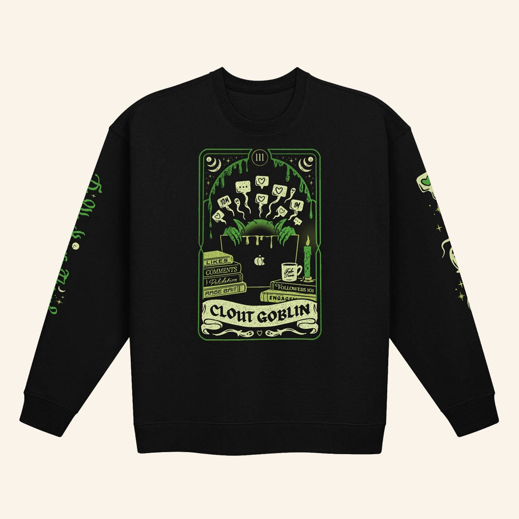 Do We Know Them Merch 2026 Clout Goblin Crewneck Tarot Card Sweatshirt Gift For Fans