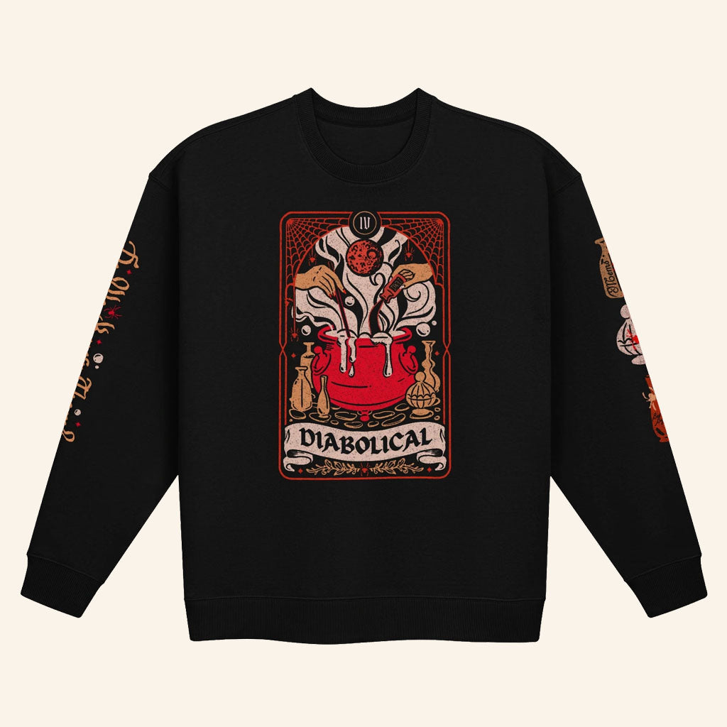 Do We Know Them Merch 2026 Diabolical Crewneck Tarot Card Sweatshirt Gift For Friends