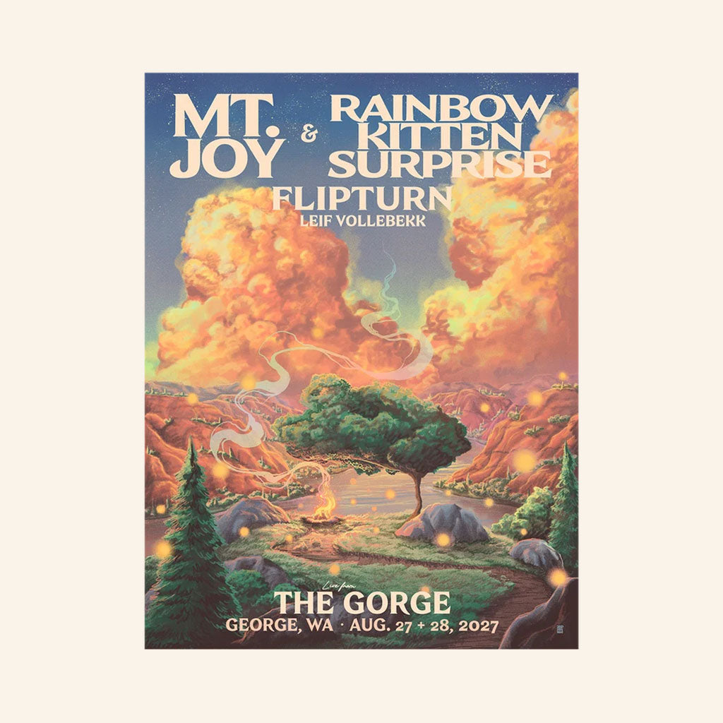 Mt Joy Merch The Gorge 2027 Poster Living Room Decor Ideas Present For Rock Fans