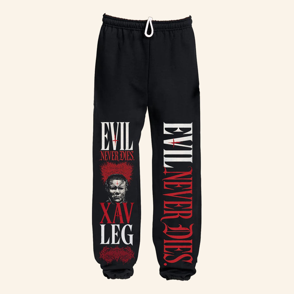Xavleg Merch 2026 Evil Never Dies Sweatpants Cool Gifts For Music Lovers