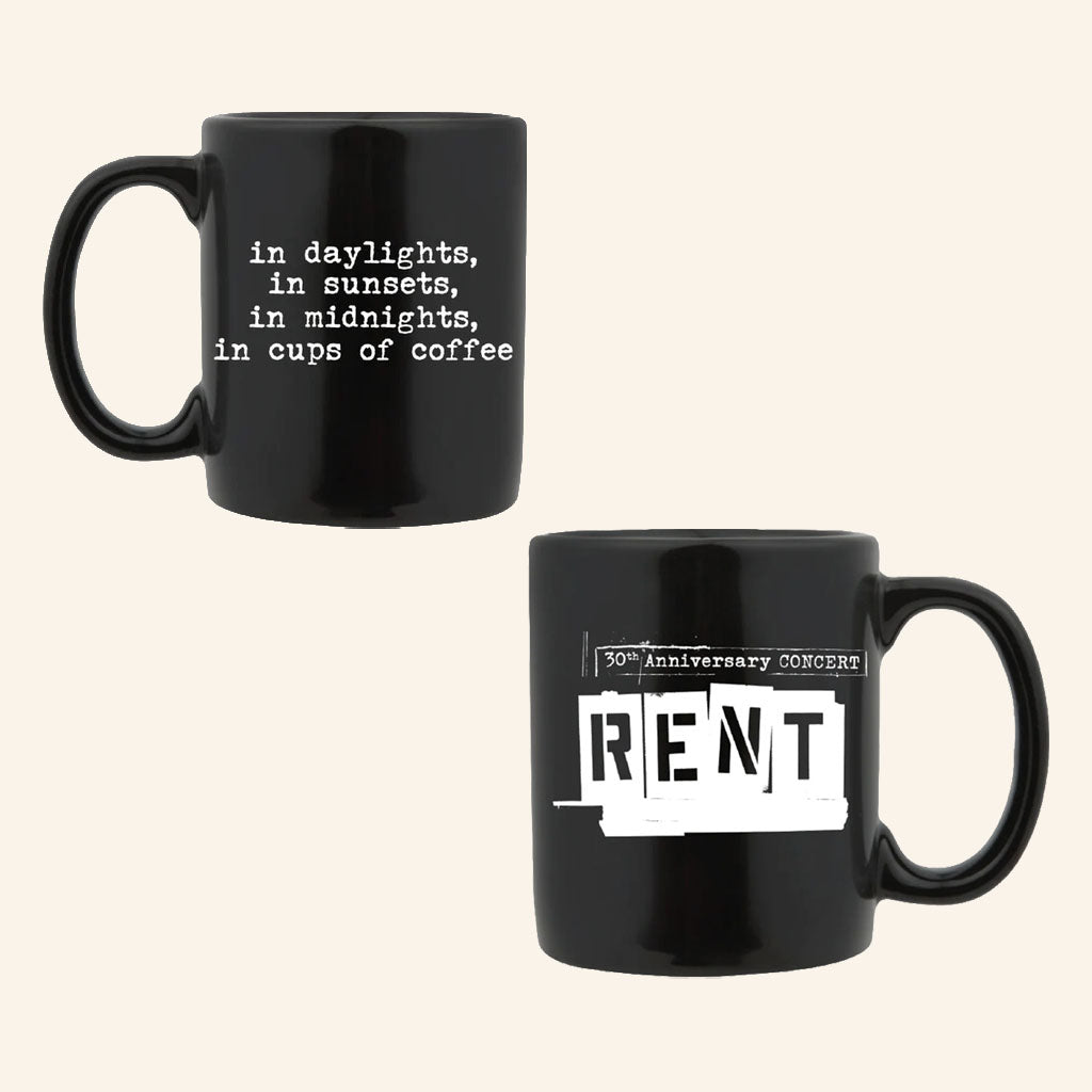 Rent 30Th Anniversary Merch 2026 RENT 30 Mug Broadway Cares Rent Merch Gifts For Theater Buffs