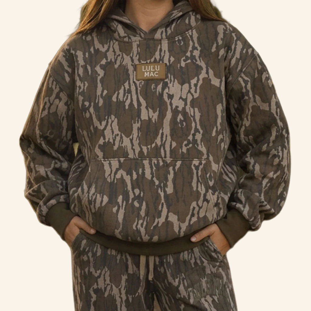 Lulu Mac X Mossy Oak Merch 2026 Bottomland Hoodie Casual Streetwear Clothing Gift For Sisters