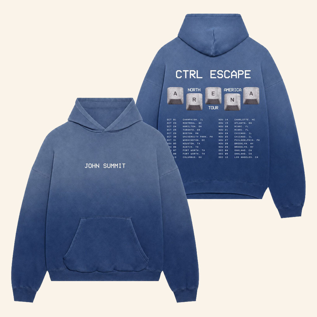 John Summit Merch CTRL Escape Arena Tour 2026 Tour Dates Hoodie Music Related Gift Ideas