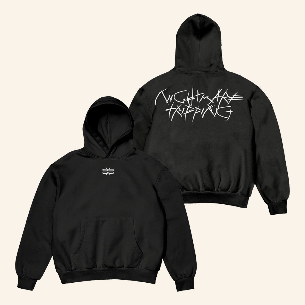 Don Broco Merch 2026 Nightmare Tripping Black Hoodie Cool Gifts For Rock Lovers