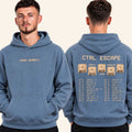 John Summit Merch CTRL Escape Arena NA Tour 2026 Tour Dates Hoodie Present For DJ Fans