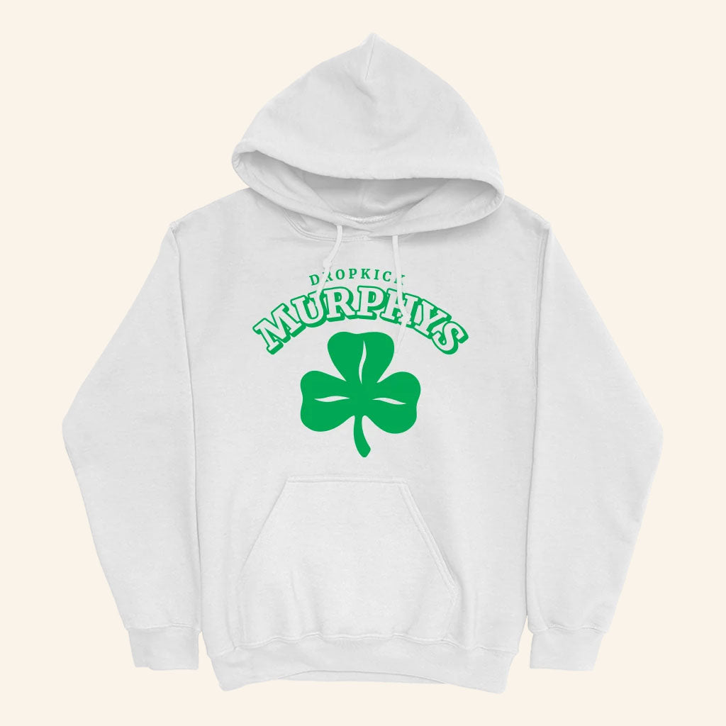 Dropkick Murphys Merch 2026 ShamROCK Logo Hoodie White Good Gifts For Music Lovers