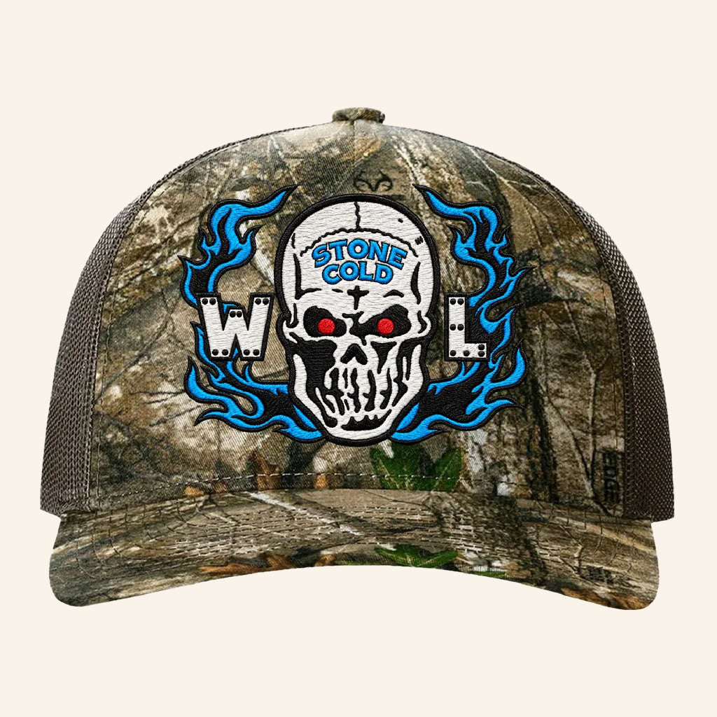 Warren Lotas X WWE Merch 2026 Stone Cold Trucker Hat Camo Best Gifts For WWE Wrestling Fans