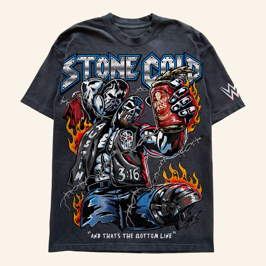 Warren Lotas X WWE Merch 2026 Steve Austin T-Shirt Gift Ideas For WWE Fans