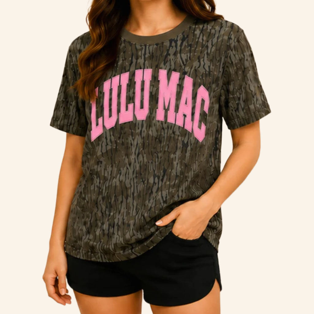 Lulu Mac X Mossy Oak Merch 2026 Bottomland T-Shirt Birthday Gift Ideas For Friend