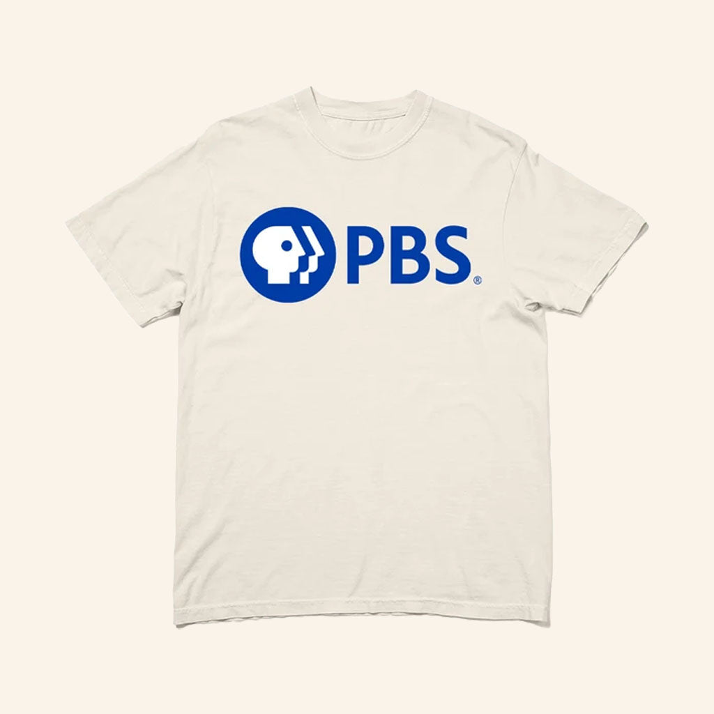 PBS Merch 2026 PBS Blue Logo T-Shirt Public Media Apparel Gift For Supporters