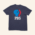 PBS Merch PBS 1980s Logo T-Shirt Media Lovers Clothing Gift For Husband