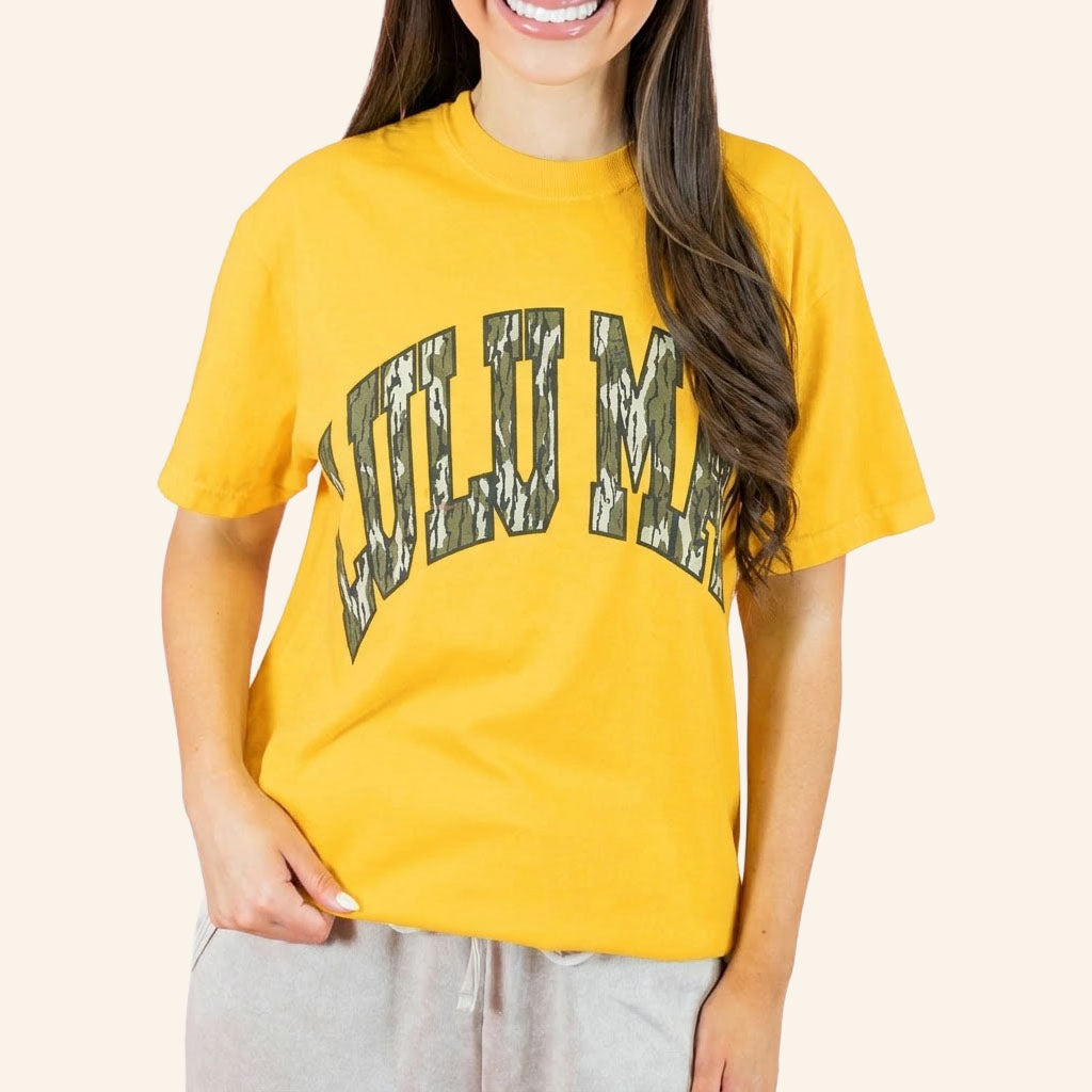 Lulu Mac X Mossy Oak Merch 2026 Lulu Mac Bottomland T-Shirt Birthday Gift For Sisters