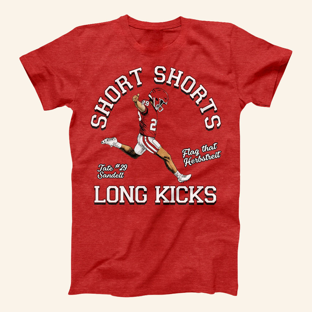 Opolis Clothing Merch 2026 Short Shorts Long Kicks T-Shirt #29 Tate Sandell Merch Football Gift