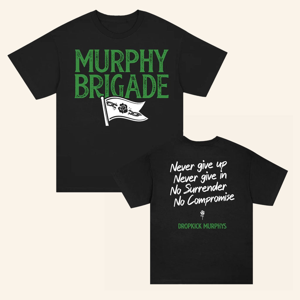 Dropkick Murphys Merch 2026 Murphy Brigade T-Shirt Black Music Lover Gifts For Him