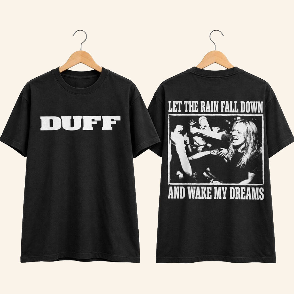 Hilary Duff Merch Let The Rain Fall Down And Wake My Dreams T-Shirt 2026 Gift For Music Lover