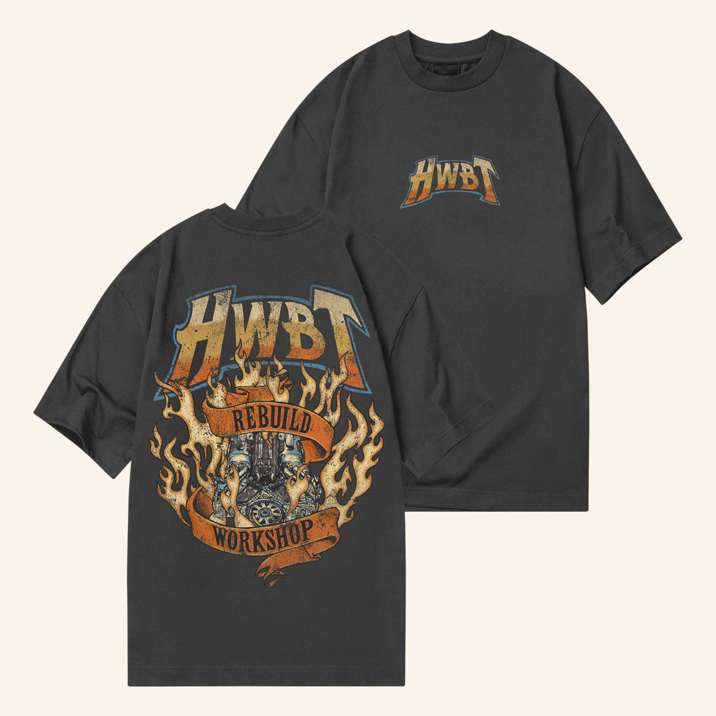 HWBT Merch 2026 Rebuild Workshop T-Shirt HWBT Shirt Birthday Gifts For Boyfriend