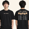 John Summit Merch CTRL Escape Arena Tour 2026 Tour Dates T-Shirt Black Gift For DJ Fans