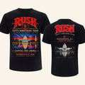 RUSH Fifty Something Tour Washington DC T-Shirt 2026 Concert Outfits RUSH Band Merch Fan Gifts