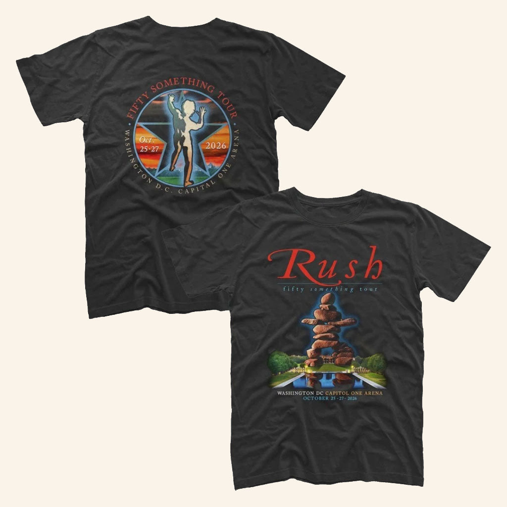 RUSH Washington DC T-Shirt 2026 Capital One Arena Tee RUSH Fifty Something Tour Merch