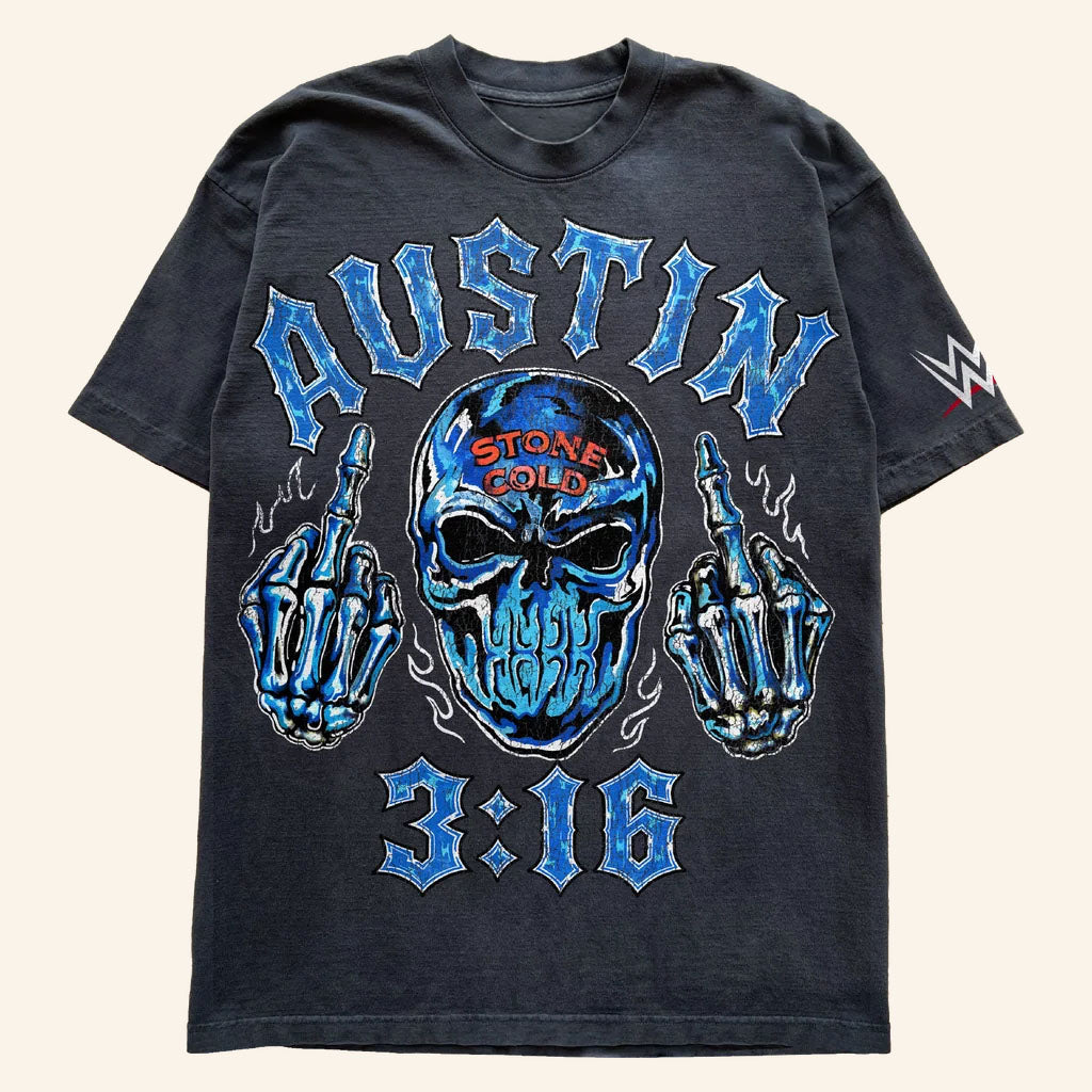 Warren Lotas X WWE Merch 2026 Stone Cold Fingers Vintage T-Shirt Gift Ideas For Him