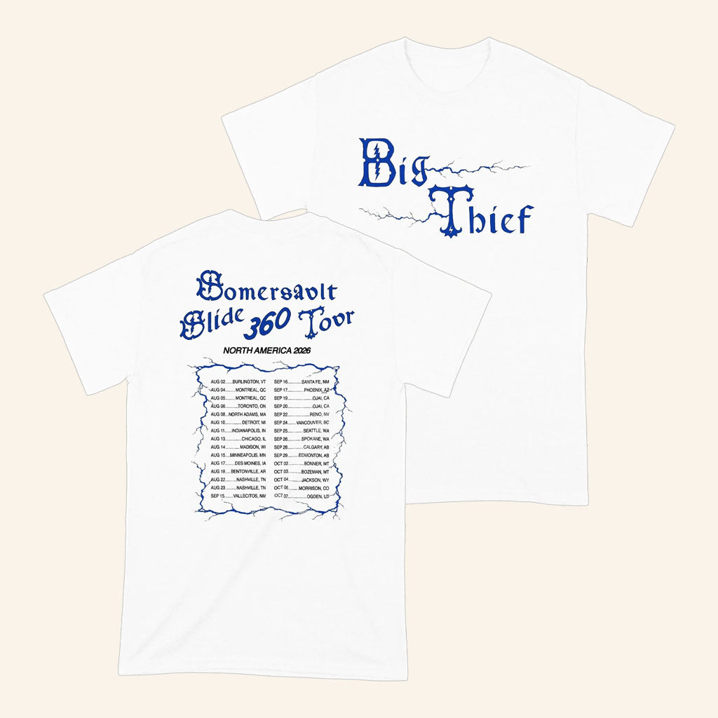 Big Thief Merch Blue Lightning 2026 Tour T-Shirt Present For Folk Band Fans