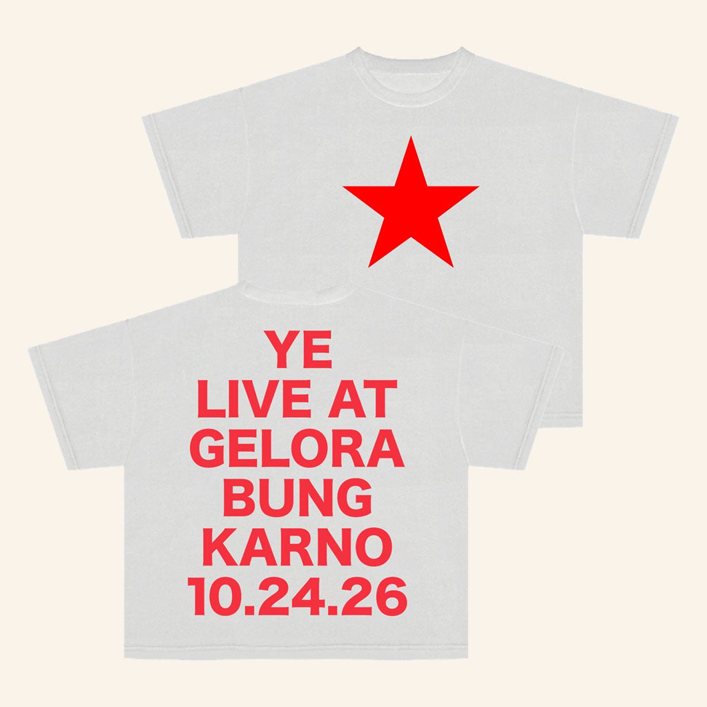 Kanye West Ye Merch 2026 Kanye West Tour T-Shirt Ye Concert White Shirt Rap Lovers Gifts
