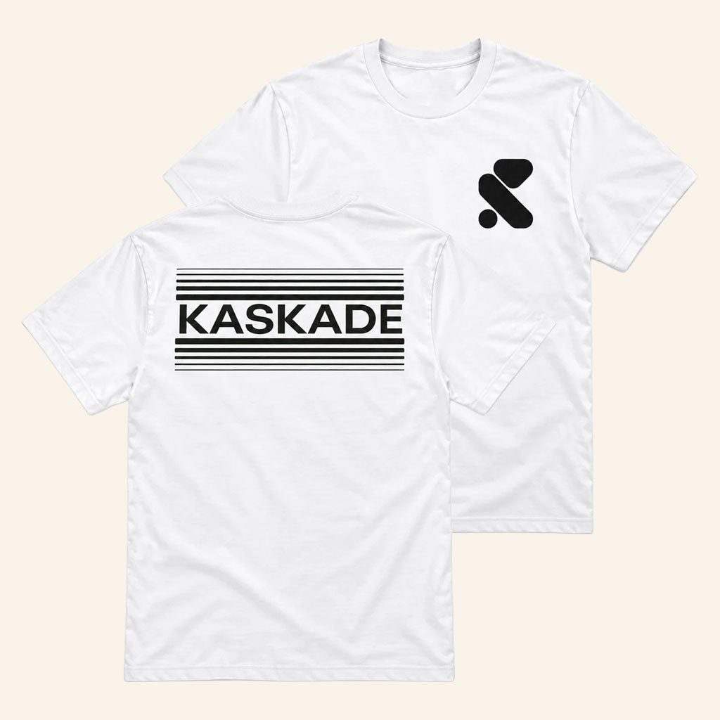 Kaskade Merch 2026 White Core Logo T-Shirt Top Gifts For Music Lovers