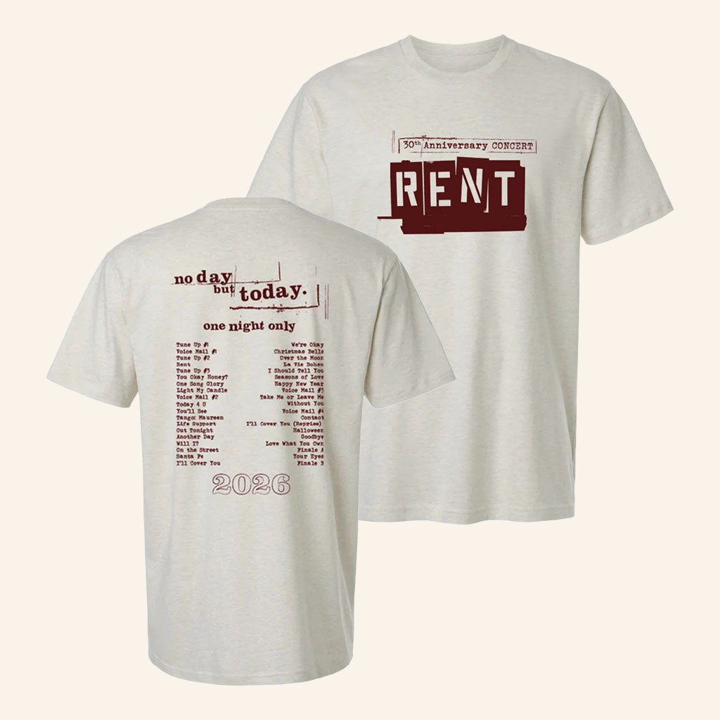 Rent 30Th Anniversary Merch 2026 Rent Concert T-Shirt Gifts For Broadway Enthusiasts