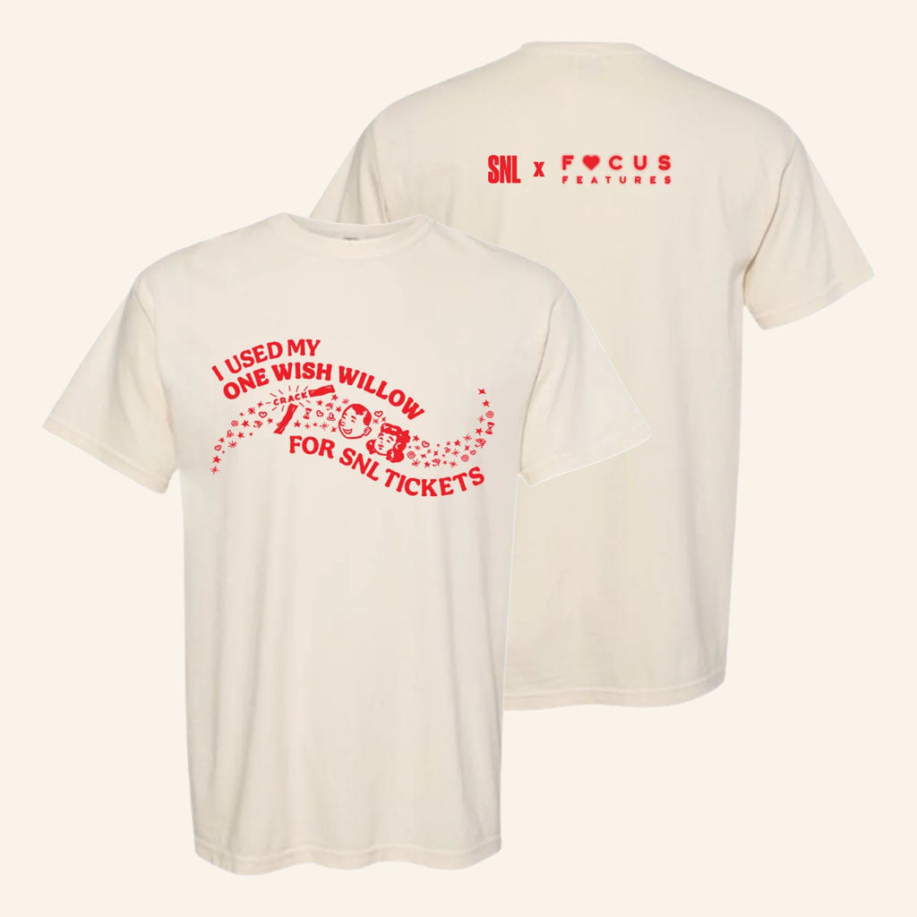 SNL X Obsession Merch 2026 One Wish Willow T-Shirt Gift For Late Night Comedy Fans