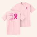 Amtrak Merch 2026 Breast Cancer Awareness T-Shirt Their Fight Is Our Fight Tee Support Gifts