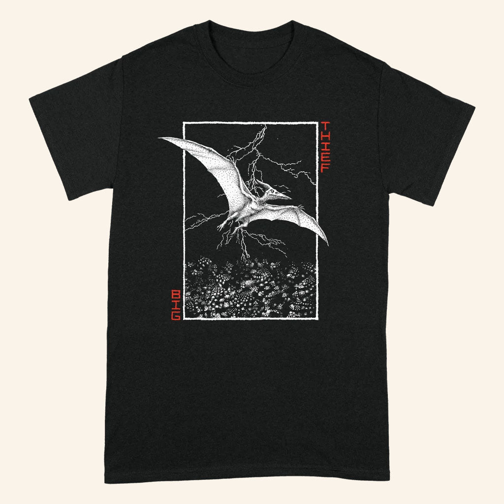 Big Thief Merch 2026 Pterodactyl Fractal T-Shirt Unique Gifts For Music Lovers