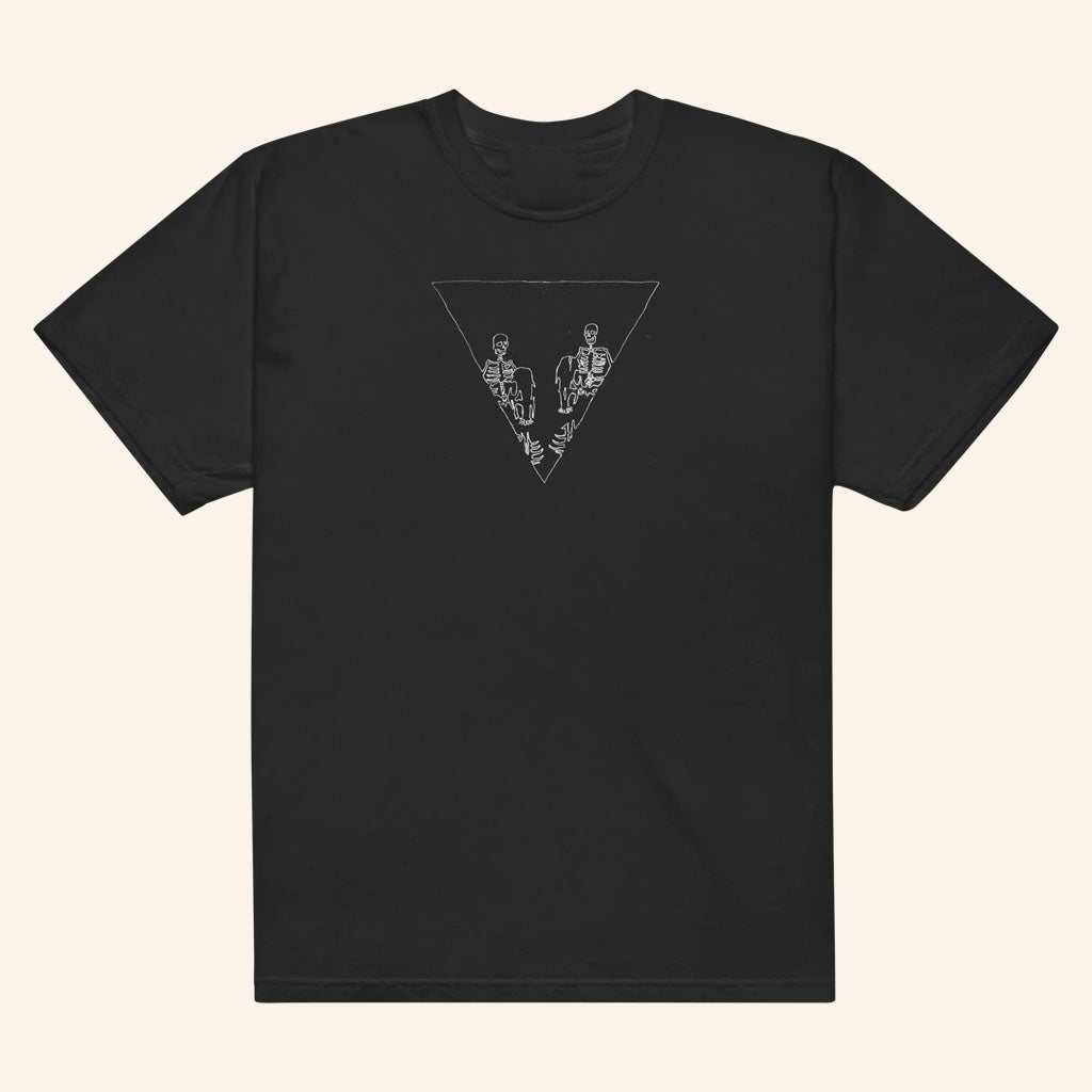 Dead Man's Bones Merch 2026 Triangle Logo T-Shirt Black Presents For Rock Music Lovers