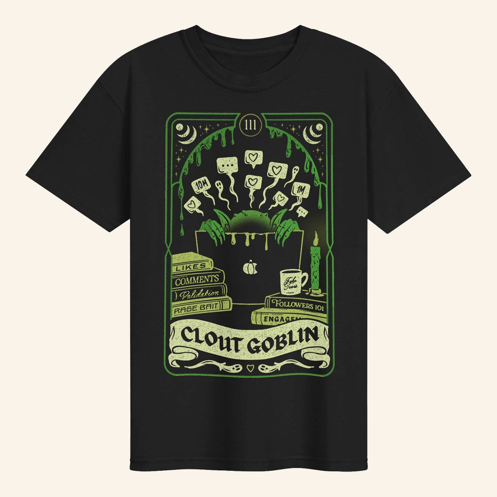 Do We Know Them Merch 2026 Clout Goblin T-Shirt Tarot Card Tee Gift For Podcast Fans