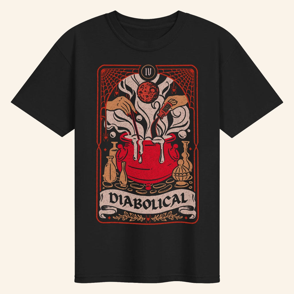 Do We Know Them Merch 2026 Diabolical T-Shirt Tarot Card Shirt Gift For Youtuber Fans