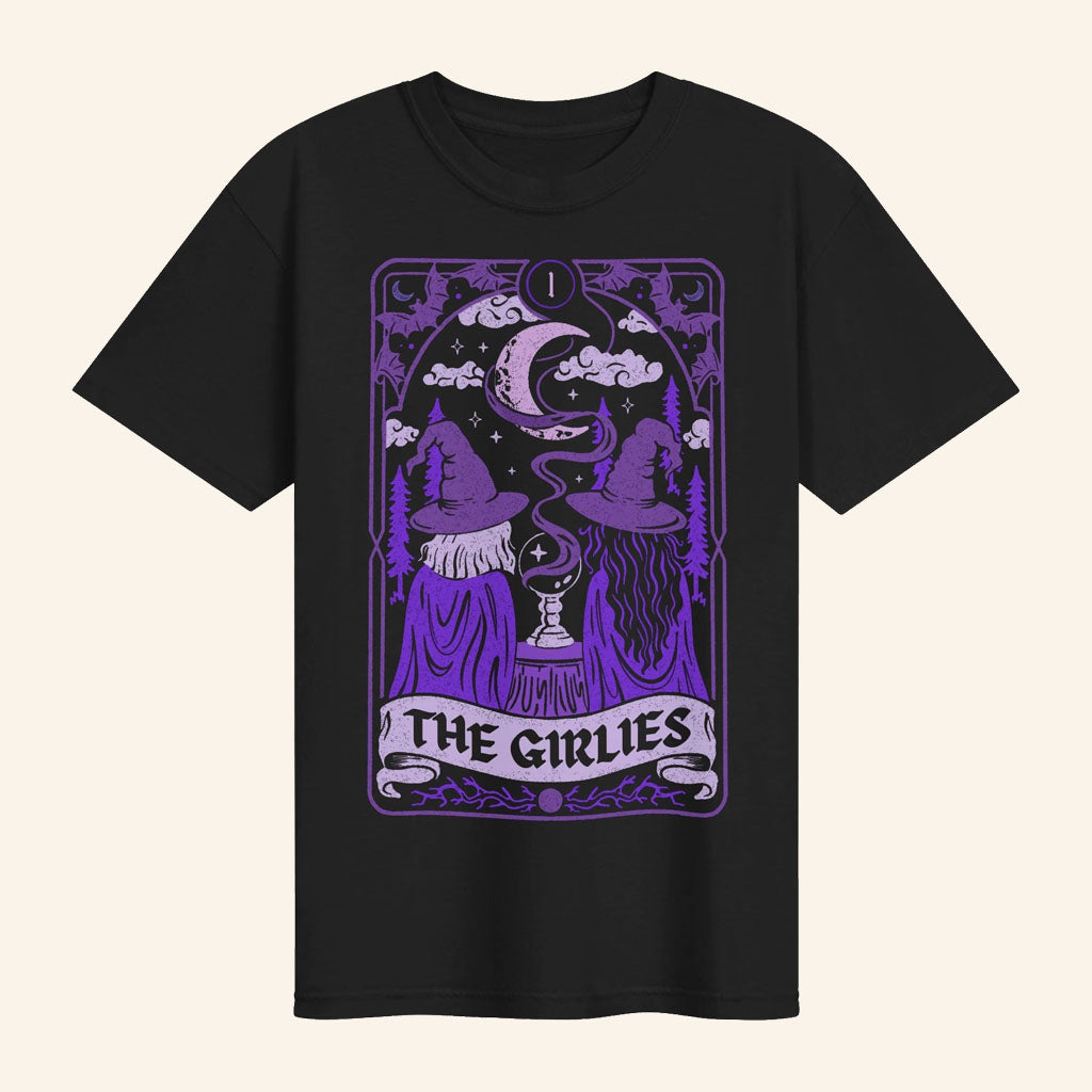 Do We Know Them Merch 2026 The Girlies T-Shirt Tarot Card Style Tee Witchy Gifts For BFF
