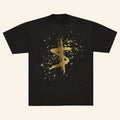 Kesha Merch 2026 Gold Logo Graphic T-Shirt Glitter Symbol Tee Gift For Pop Music Fans