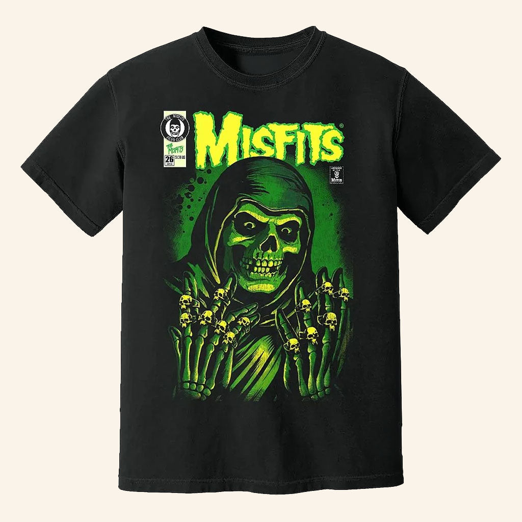 Misfits Merch 2026 Emerald Hell T-Shirt Present For Rock Band Fans