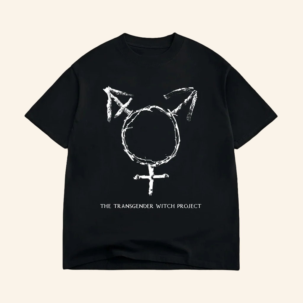 Transfigure Print Merch 2026 Transgender Witch Project T-Shirt Black LGBTQ Gifts