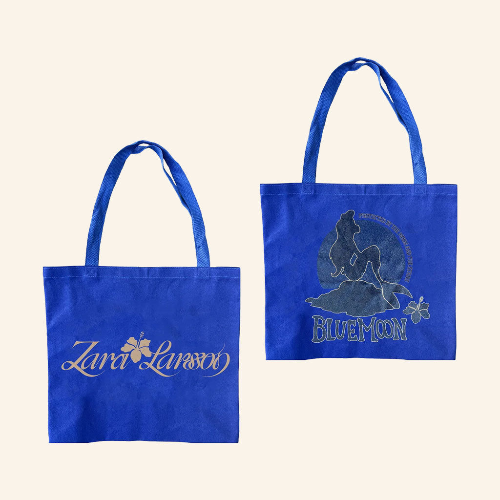 Zara Larsson X Disney Merch Zara Larsson X The Little Mermaid Glitter Tote Bag Gift For Her