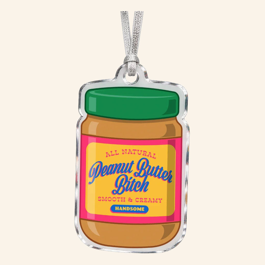 Handsome Podcast Merch 2026 Peanut Butter Btch Ornament Christmas Ornament Gift For Fans