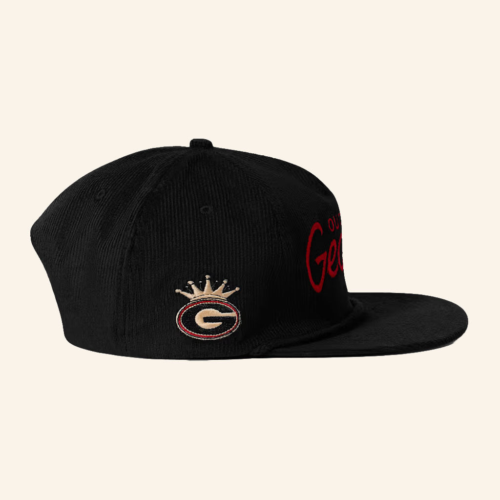 UGA X Outkast Merch 2026 Outkast Georgia Snapback Hat Embroidered Gift For Hip Hop Fans
